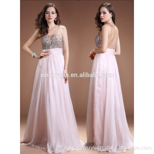 crystal beaded evening dresses CYE-077